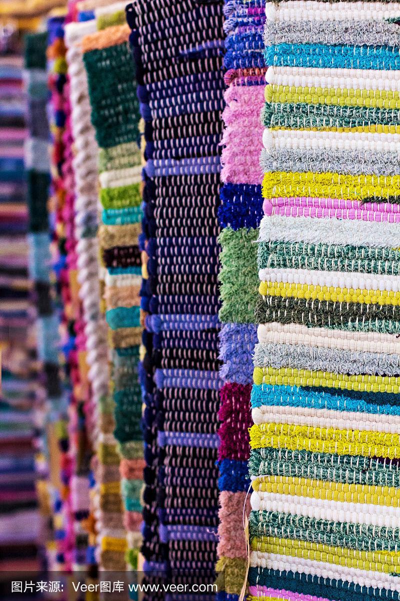 小毯子,传统,几何形状,纺织品,针织品